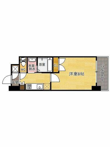 福岡県福岡市中央区高砂１丁目 渡辺通駅 1K マンション 賃貸物件詳細