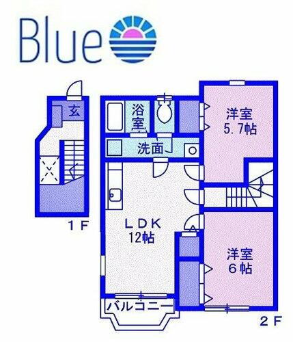 神奈川県藤沢市湘南台４丁目 湘南台駅 2LDK アパート 賃貸物件詳細