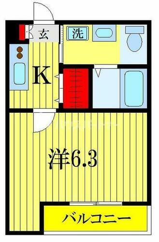 千葉県習志野市鷺沼２丁目 京成津田沼駅 1K アパート 賃貸物件詳細