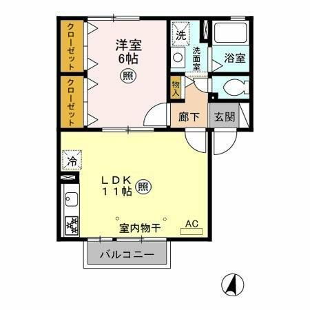群馬県前橋市上小出町２丁目 前橋駅 1LDK アパート 賃貸物件詳細