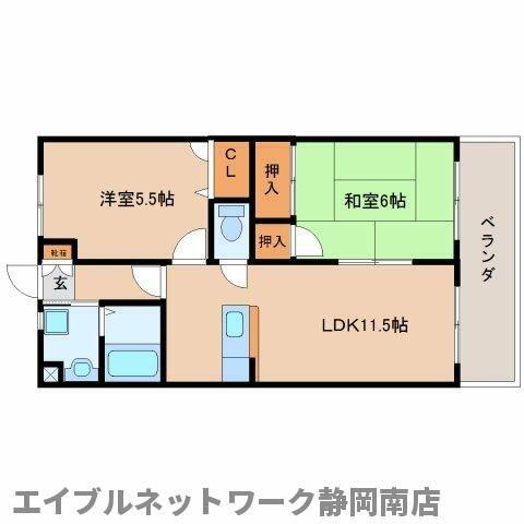 静岡県静岡市駿河区石田３丁目 静岡駅 2LDK マンション 賃貸物件詳細