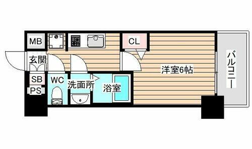大阪府大阪市福島区海老江７丁目 淀川駅 1K マンション 賃貸物件詳細