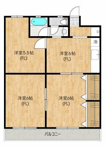 田中マンション 3階 3DK 賃貸物件詳細