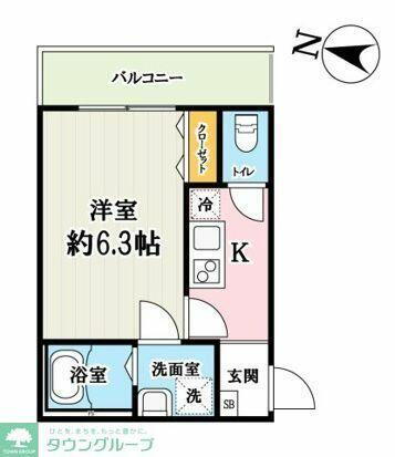 埼玉県三郷市谷口 三郷中央駅 1K アパート 賃貸物件詳細