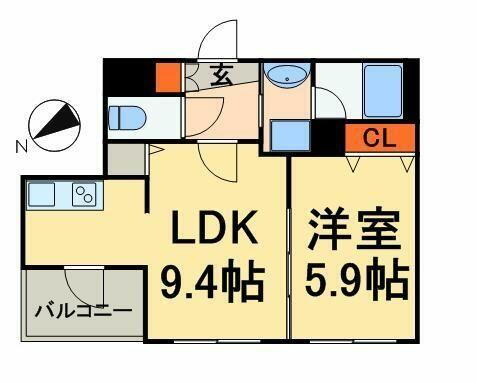カスタリア北上野 10階 1LDK 賃貸物件詳細