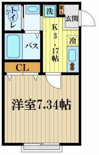 東京都国分寺市東戸倉２丁目 恋ヶ窪駅 1K アパート 賃貸物件詳細
