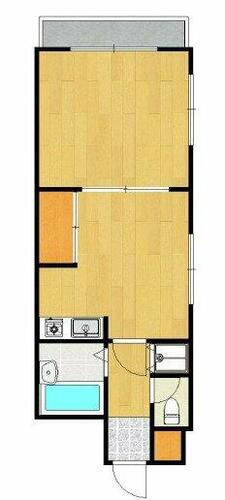 ラ・メゾン山手十番館 2階 1DK 賃貸物件詳細