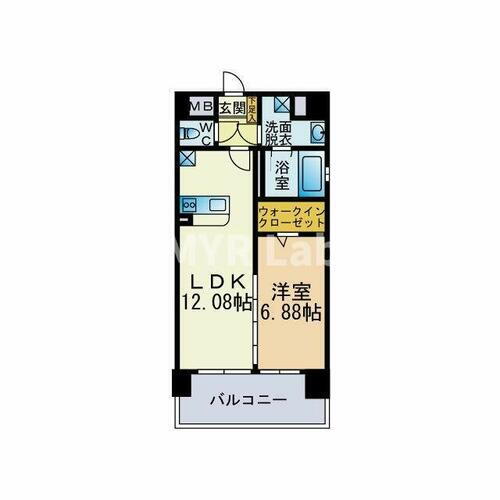 福岡県福岡市中央区高砂２丁目 西鉄平尾駅 1LDK マンション 賃貸物件詳細