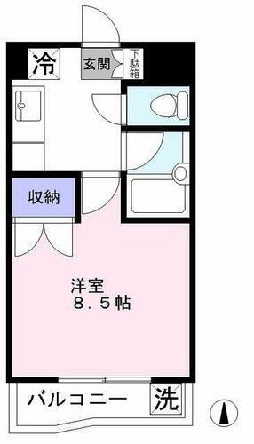 東京都台東区竜泉１丁目 入谷駅 1K マンション 賃貸物件詳細