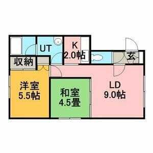 北海道札幌市手稲区西宮の沢一条４丁目 稲積公園駅 2LDK アパート 賃貸物件詳細