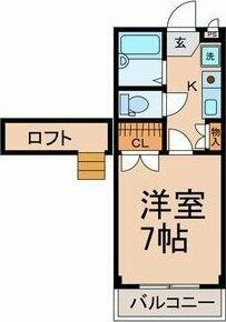 ラセーヌ柴田 2階 1K 賃貸物件詳細