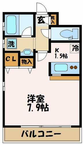 神奈川県横浜市青葉区荏田西２丁目 市が尾駅 1K マンション 賃貸物件詳細