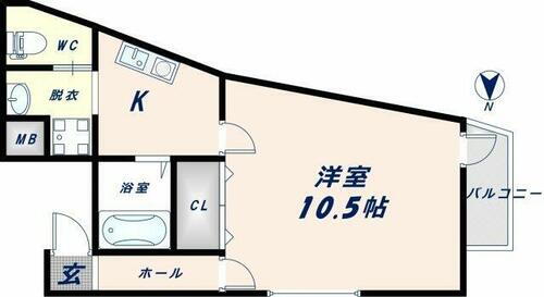 大阪府東大阪市近江堂２丁目 弥刀駅 1K マンション 賃貸物件詳細
