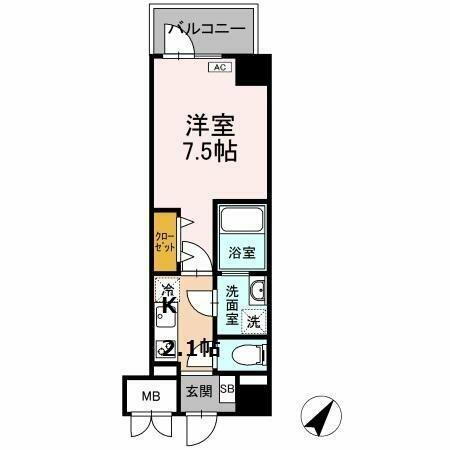 神奈川県横浜市中区長者町５丁目 伊勢佐木長者町駅 1K マンション 賃貸物件詳細