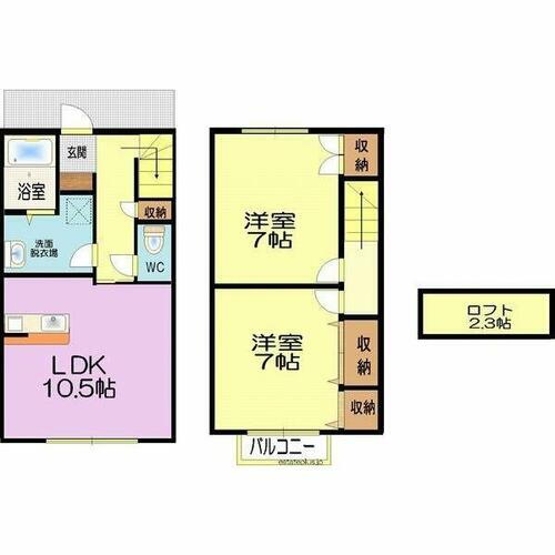 岐阜県岐阜市芥見５丁目 岐阜駅 2LDK アパート 賃貸物件詳細