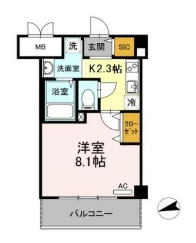 神奈川県川崎市多摩区菅４丁目 京王稲田堤駅 1K マンション 賃貸物件詳細