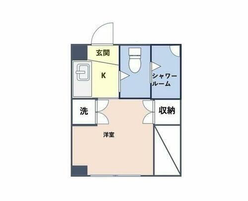 凾嶺ビル 2階 1K 賃貸物件詳細