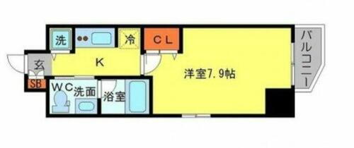 アーデン堺筋本町 6階 1K 賃貸物件詳細