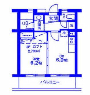 神奈川県川崎市高津区坂戸２丁目 高津駅 1DK マンション 賃貸物件詳細
