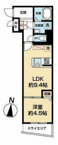 ネクサス荏原 1階 1LDK 賃貸物件詳細