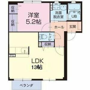 愛知県小牧市大字舟津 岩倉駅 1LDK アパート 賃貸物件詳細