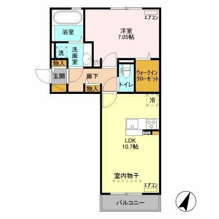 千葉県千葉市中央区千葉寺町 千葉寺駅 1LDK アパート 賃貸物件詳細