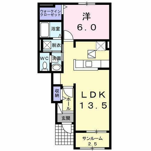 群馬県前橋市総社町高井 群馬総社駅 1LDK アパート 賃貸物件詳細