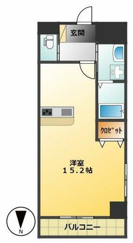 福井県福井市手寄１丁目 福井駅 ワンルーム アパート 賃貸物件詳細