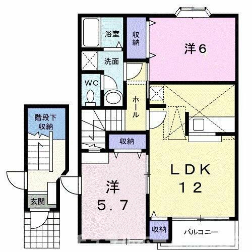 愛知県豊橋市多米東町１丁目 赤岩口駅 2LDK アパート 賃貸物件詳細