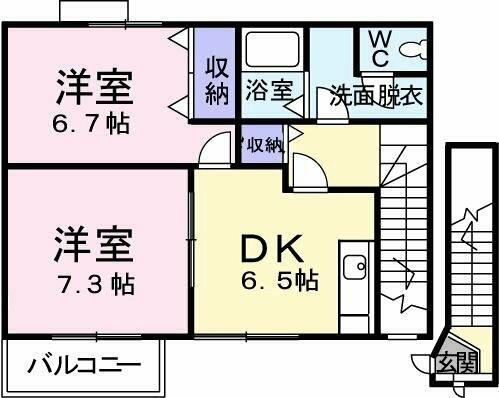 香川県丸亀市綾歌町栗熊西 栗熊駅 2DK アパート 賃貸物件詳細