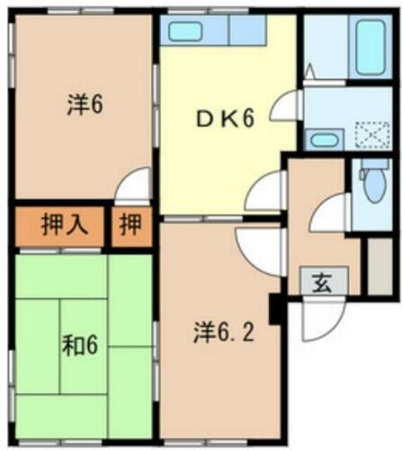 埼玉県さいたま市見沼区大字御蔵 大宮駅 3DK アパート 賃貸物件詳細