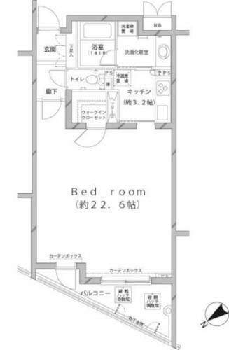 東京都渋谷区鉢山町 代官山駅 1K マンション 賃貸物件詳細