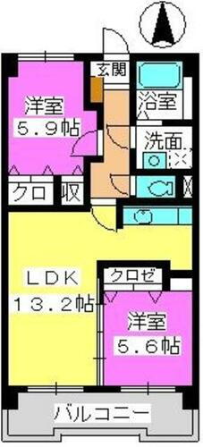 福岡県福岡市城南区干隈２丁目 野芥駅 2LDK マンション 賃貸物件詳細