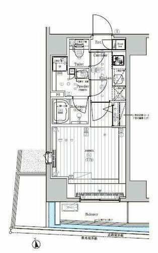 東京都新宿区市谷甲良町 牛込柳町駅 1K マンション 賃貸物件詳細