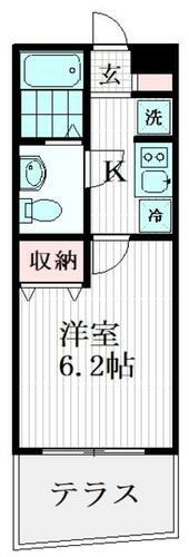 東京都大田区南千束３丁目 石川台駅 1K マンション 賃貸物件詳細