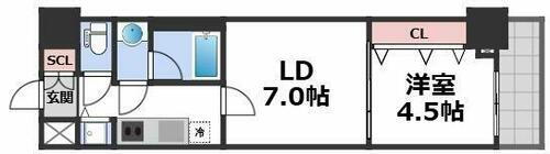 スプランディッド上本町ＷＥＳＴⅡ 9階 2K 賃貸物件詳細