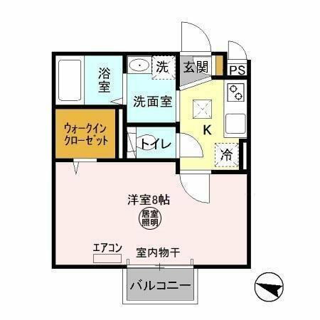ヴィラ・グランメールⅡ 1階 1K 賃貸物件詳細