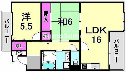 兵庫県尼崎市稲葉元町１丁目 立花駅 2LDK マンション 賃貸物件詳細