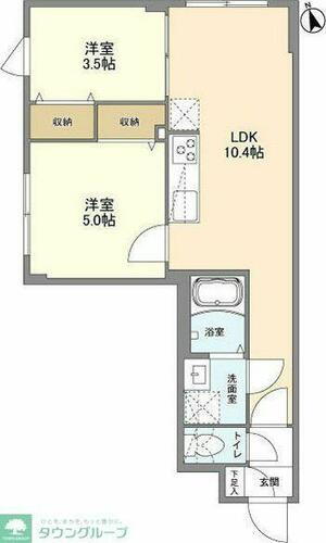 ウェルスクエア桜上水 1階 2LDK 賃貸物件詳細