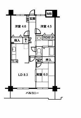 埼玉県さいたま市中央区大戸３丁目 南与野駅 3LDK マンション 賃貸物件詳細