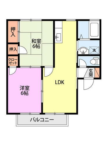 新潟県新潟市東区大形本町６丁目 大形駅 2LDK アパート 賃貸物件詳細