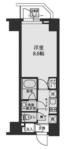 東京都江東区平野２丁目 清澄白河駅 1K マンション 賃貸物件詳細