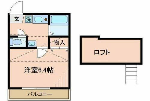神奈川県横浜市南区大岡１丁目 蒔田駅 1K アパート 賃貸物件詳細