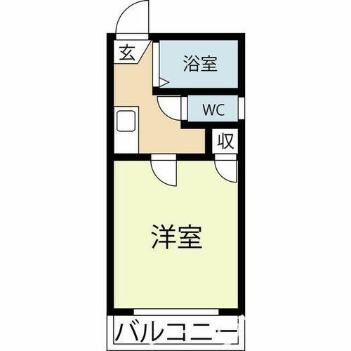福岡県福岡市中央区平尾４丁目 西鉄平尾駅 1K マンション 賃貸物件詳細