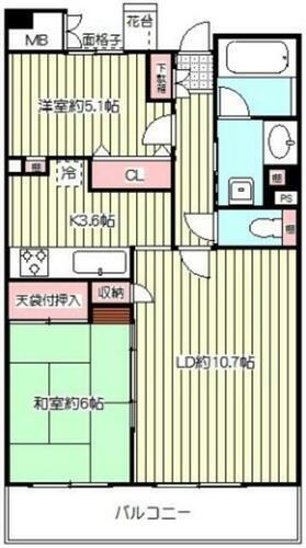 セザール駒込 2階 2LDK 賃貸物件詳細