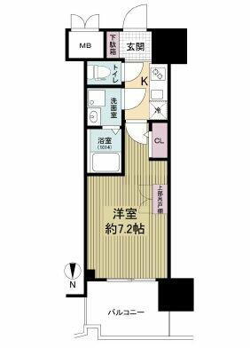 大阪府大阪市中央区博労町１丁目 松屋町駅 1K マンション 賃貸物件詳細