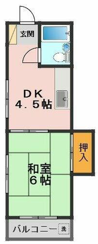 東京都江戸川区東小岩４丁目 小岩駅 1DK マンション 賃貸物件詳細