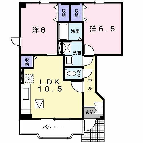 秋田県秋田市柳田字川崎 秋田駅 2LDK アパート 賃貸物件詳細