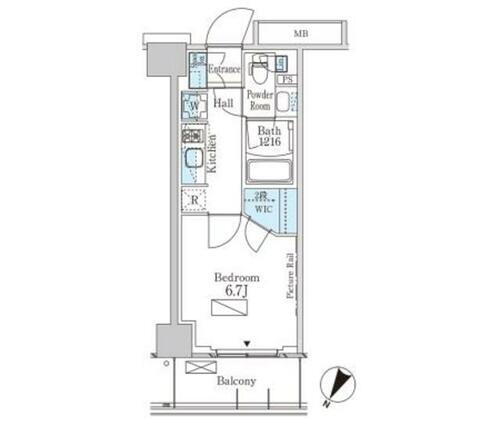 神奈川県横浜市中区富士見町 伊勢佐木長者町駅 1K マンション 賃貸物件詳細