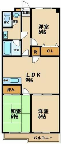 東京都調布市国領町５丁目 国領駅 3DK マンション 賃貸物件詳細
